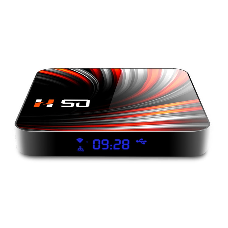 H50 4K Smart TV BOX Android 10.0 Media Player with Remote Control, Quad Core RK3318, RAM: 2GB, ROM: 16GB, 2.4GHz/5GHz WiFi, Bluetooth, AU Plug