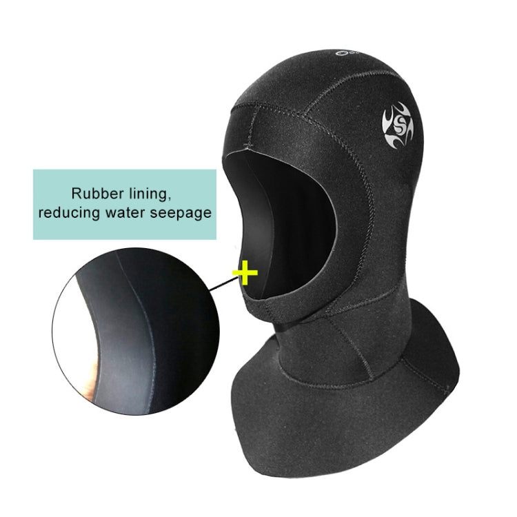 SLINX 1131 3mm Neoprene Waterproof Warm Ear Protection Diving Hood