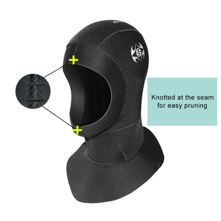 SLINX 1131 3mm Neoprene Waterproof Warm Ear Protection Diving Hood