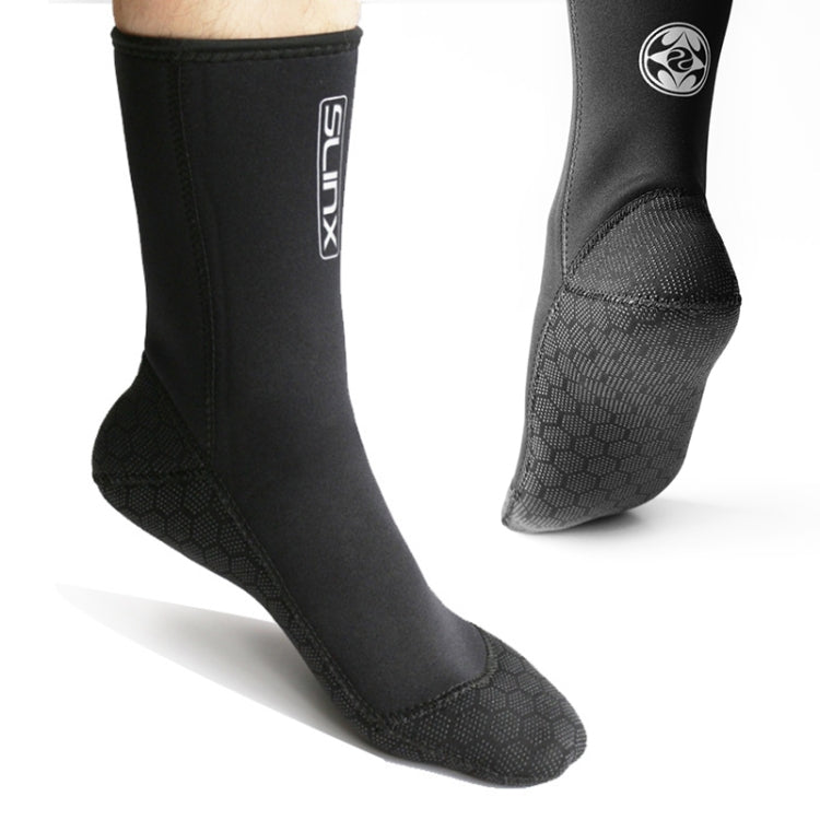 SLINX 1702 3mm Neoprene Non-slip Warm Diving Socks Reluova