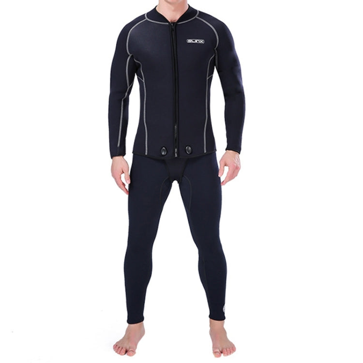 SLINX 1703 3mm Neoprene Super Elastic Warm Crotch Diving Long-sleeved Jacket for Men My Store