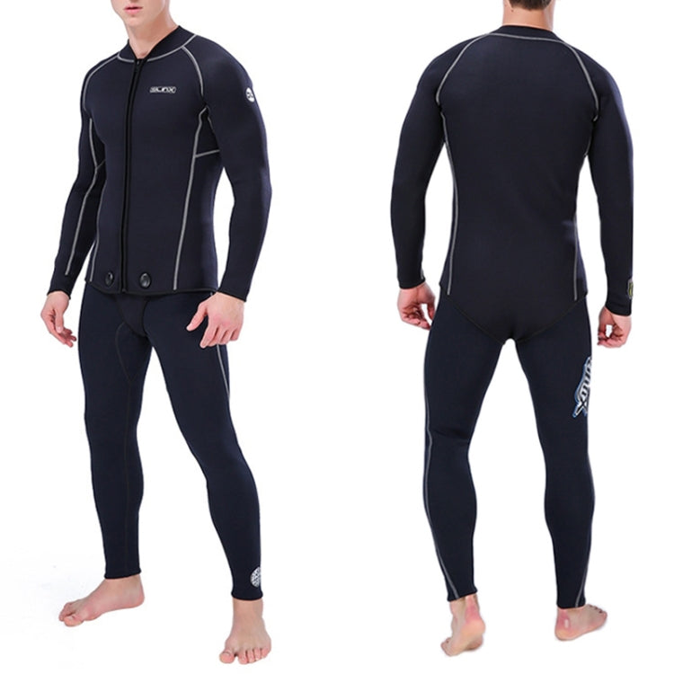 SLINX 1703 3mm Neoprene Super Elastic Warm Crotch Diving Long-sleeved Jacket for Men