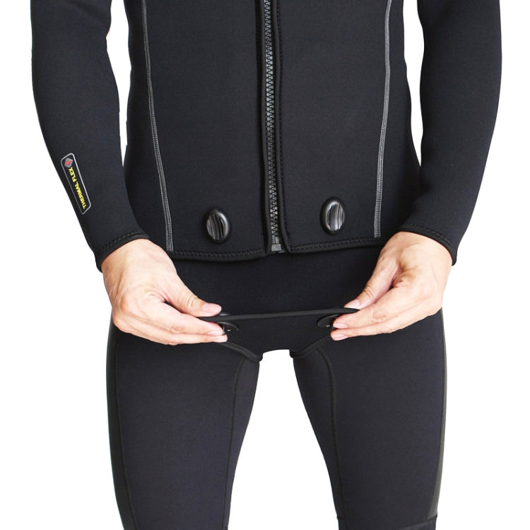 SLINX 1703 3mm Neoprene Super Elastic Warm Crotch Diving Long-sleeved Jacket for Men