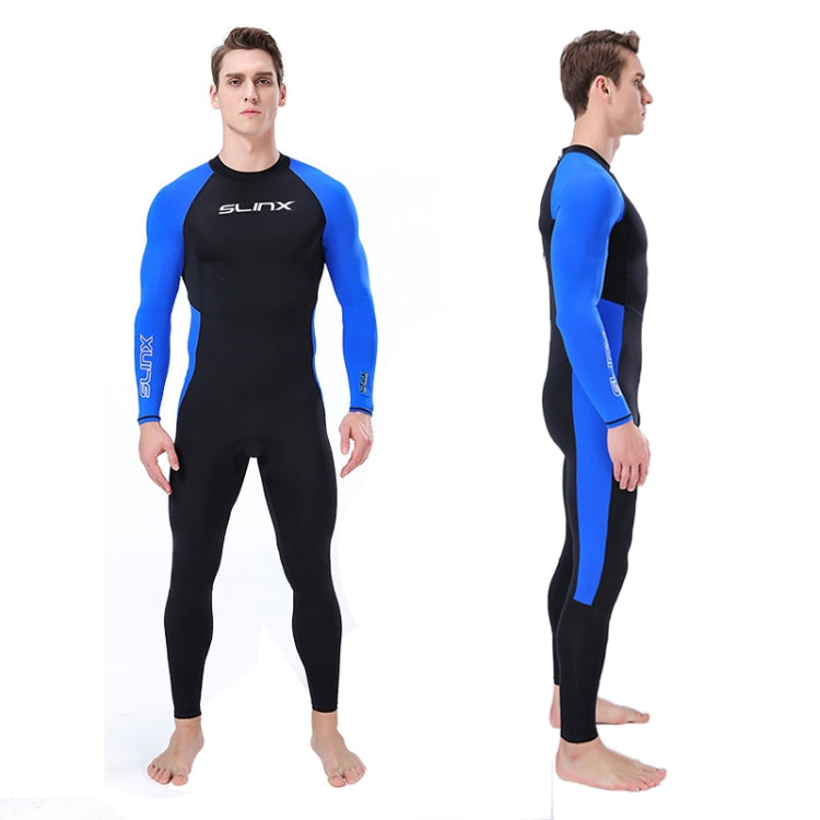 SLINX 1707 Lycra Quick-drying Long-sleeved Sunscreen Full Body Diving Wetsuit for Men