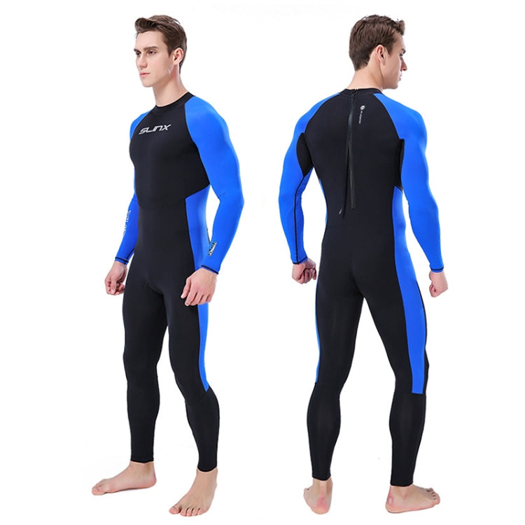 SLINX 1707 Lycra Quick-drying Long-sleeved Sunscreen Full Body Diving Wetsuit for Men My Store