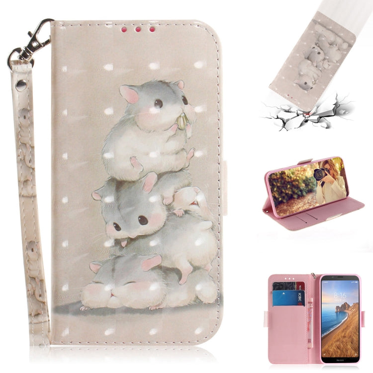 3D Painting Pattern Coloured Drawing Horizontal Flip Leather Case with Holder & Card Slots & Wallet for, Series 1