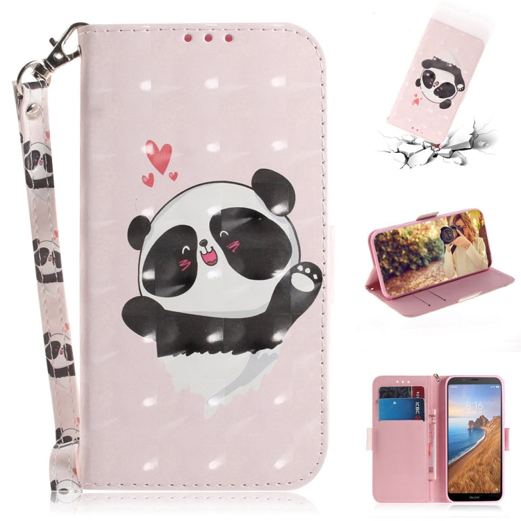 3D Painting Pattern Coloured Drawing Horizontal Flip Leather Case with Holder & Card Slots & Wallet for, Series 1