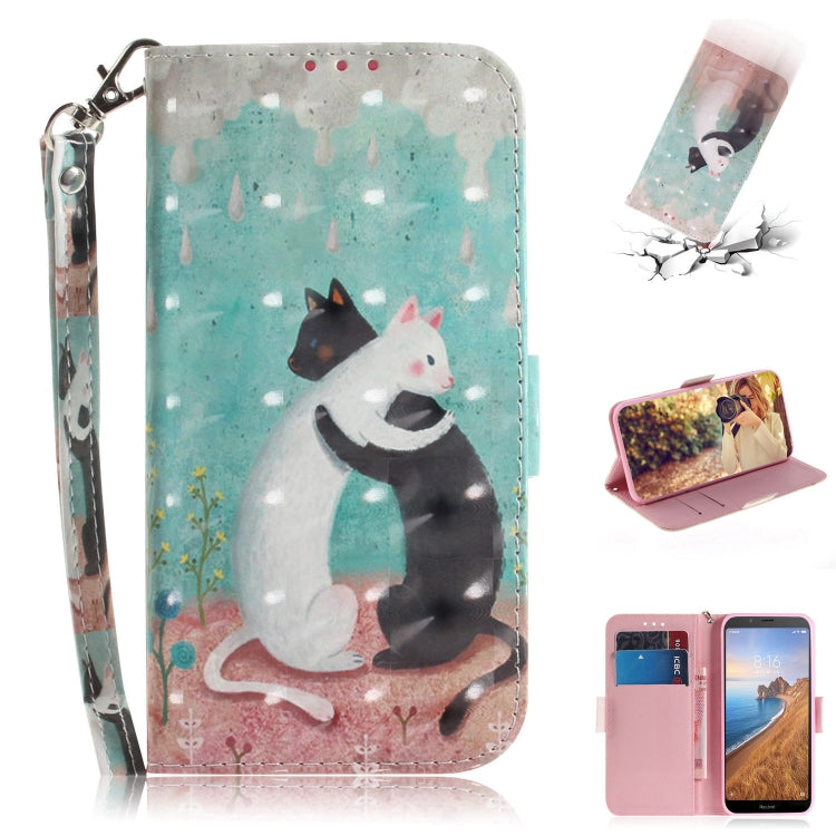 3D Painting Pattern Coloured Drawing Horizontal Flip Leather Case with Holder & Card Slots & Wallet for, Series 1