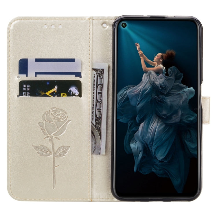 Rose Embossed Horizontal Flip PU Leather Case with Holder & Card Slots & Wallet My Store