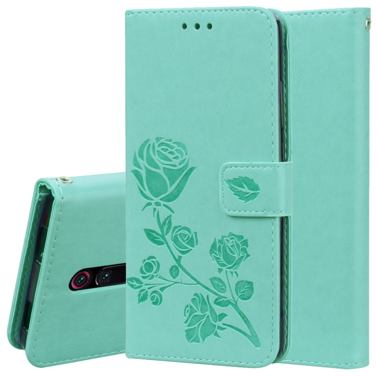 Rose Embossed Horizontal Flip PU Leather Case with Holder & Card Slots & Wallet