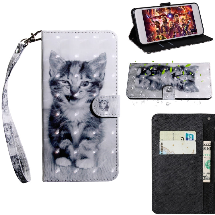 3D Painting Pattern Coloured Drawing Horizontal Flip TPU + PU Leather Case with Holder & Card Slots & Wallet, Series 3-Reluova