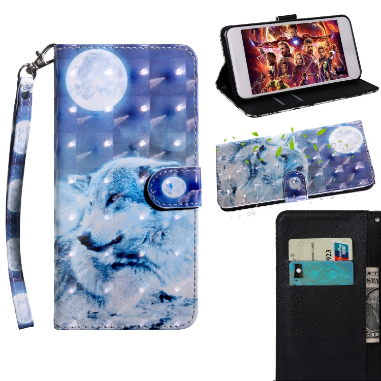 3D Painting Pattern Coloured Drawing Horizontal Flip TPU + PU Leather Case with Holder & Card Slots & Wallet, Series 3-Reluova