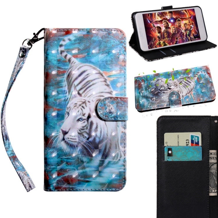 3D Painting Pattern Coloured Drawing Horizontal Flip TPU + PU Leather Case with Holder & Card Slots & Wallet, Series 3-Reluova