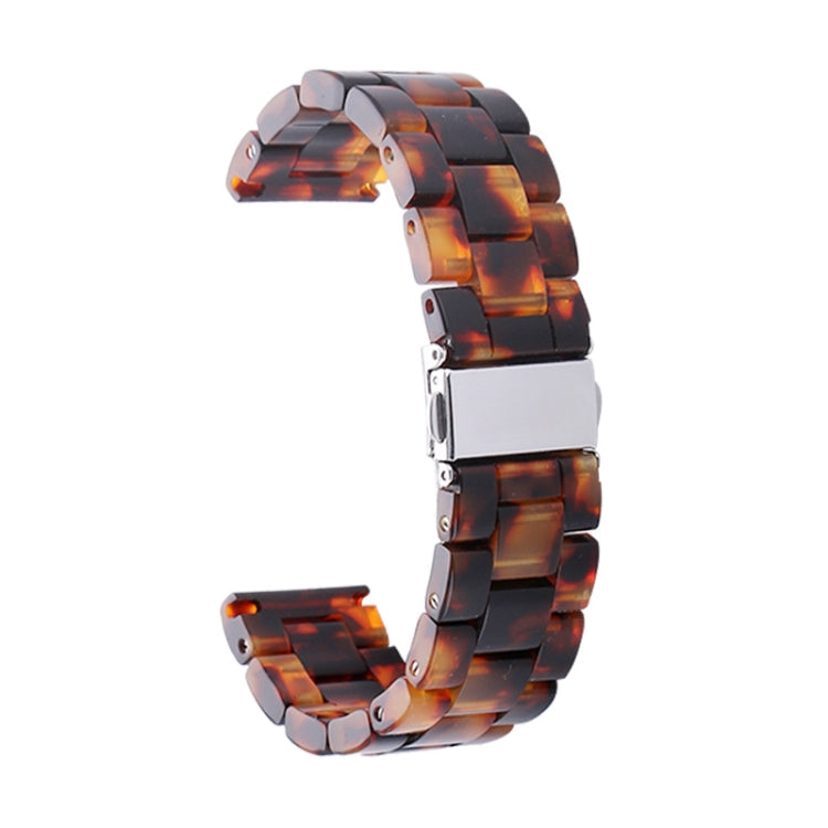 Tortoiseshell Pattern Simple Fashion Resin Watch Strap for