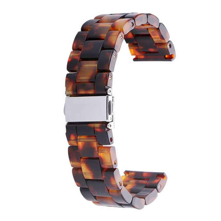 Tortoiseshell Pattern Simple Fashion Resin Watch Strap for