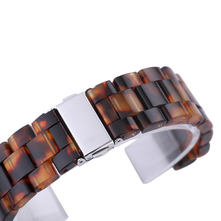 Tortoiseshell Pattern Simple Fashion Resin Watch Strap for