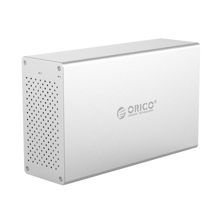 ORICO Honeycomb Series WS200C3 SATA 3.5 inch 20TB USB 3.1 USB-C / Type-C Dual Bay Aluminum Alloy HDD / SSD Enclosure