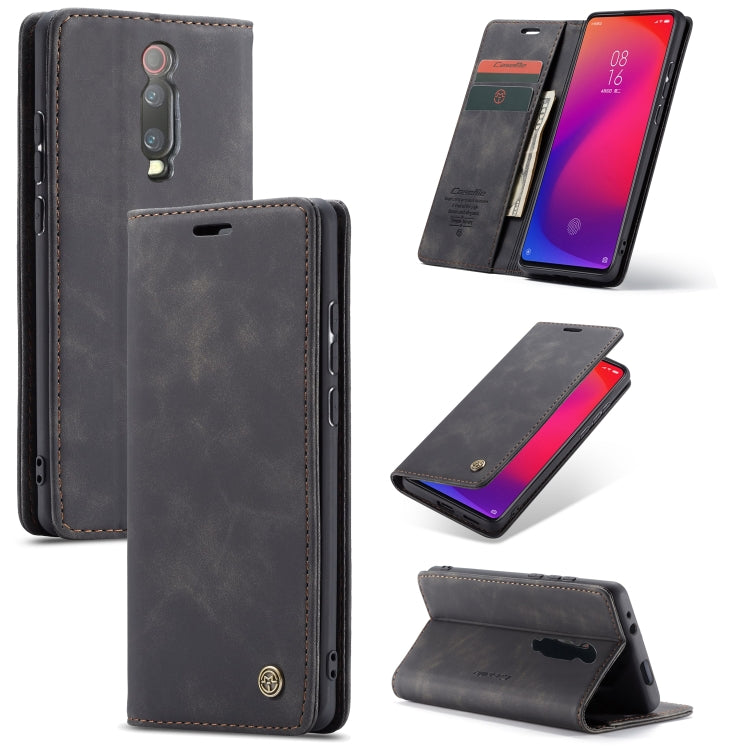 CaseMe-013 Multi-functional Retro Frosted Horizontal Flip Leather Case with Card Slot & Holder & Wallet