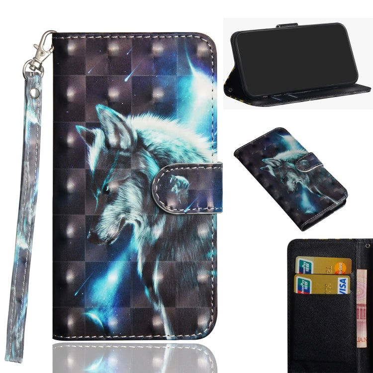 3D Painting Pattern Coloured Drawing Horizontal Flip TPU + PU Leather Case with Holder & Card Slots & Wallet-Reluova