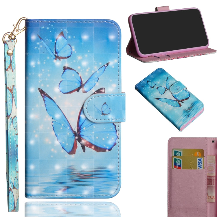 3D Painting Pattern Coloured Drawing Horizontal Flip TPU + PU Leather Case with Holder & Card Slots & Wallet-Reluova