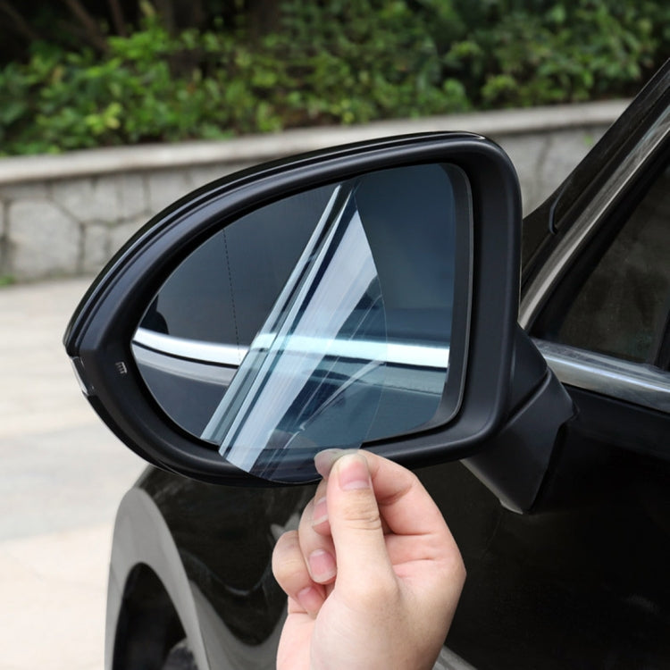 Car Round PET Rearview Mirror Protective Window Clear Anti-fog Waterproof Rain Shield Film ÎҵÄÉ̵ê