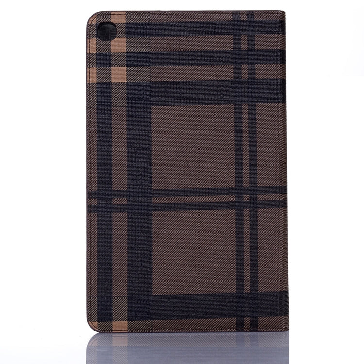 Plaid Texture Horizontal Flip Leather Case with Holder & Card Slots & Wallet