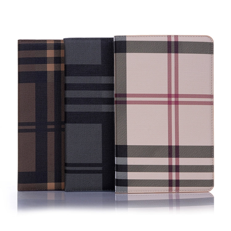 Plaid Texture Horizontal Flip Leather Case with Holder & Card Slots & Wallet My Store