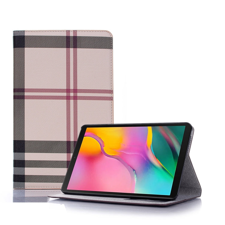 Plaid Texture Horizontal Flip Leather Case with Holder & Card Slots & Wallet My Store