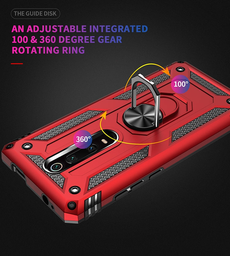 Armor Shockproof TPU + PC Protective Case with 360 Degree Rotation Holder for