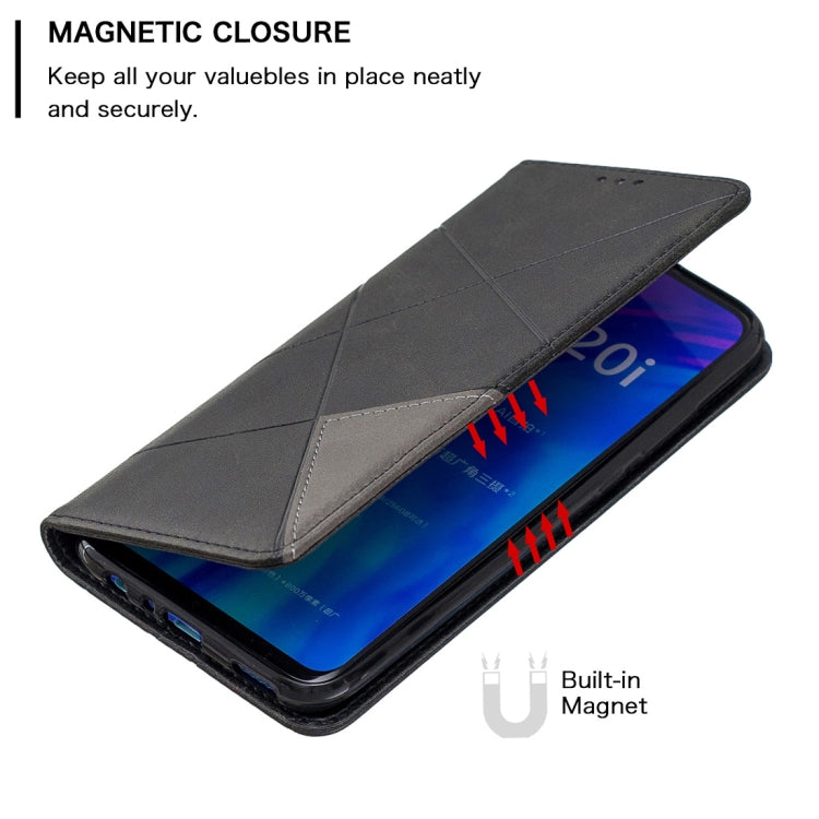 Rhombus Texture Horizontal Flip Magnetic Leather Case with Holder & Card Slots & Wallet My Store