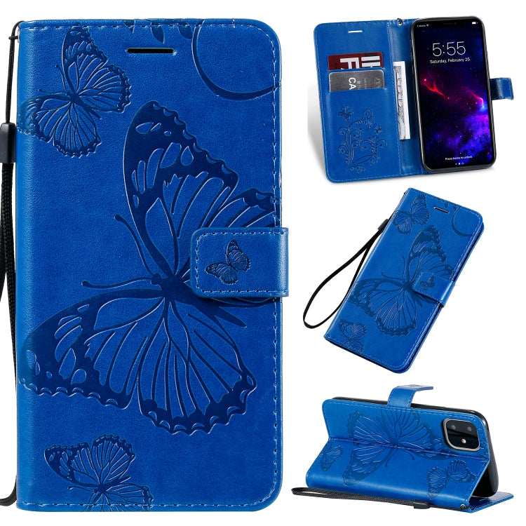 Pressed Printing Butterfly Pattern Horizontal Flip PU Leather Case with Holder & Card Slots & Wallet & Lanyard, Series 1 My Store