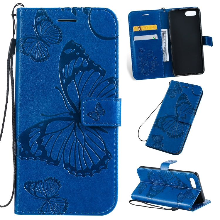 Pressed Printing Butterfly Pattern Horizontal Flip PU Leather Case with Holder & Card Slots & Wallet & Lanyard, Series 1 My Store