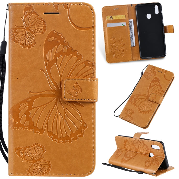 Pressed Printing Butterfly Pattern Horizontal Flip PU Leather Case with Holder & Card Slots & Wallet & Lanyard, Series 3