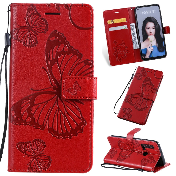 Pressed Printing Butterfly Pattern Horizontal Flip PU Leather Case with Holder & Card Slots & Wallet & Lanyard, Series 1 My Store