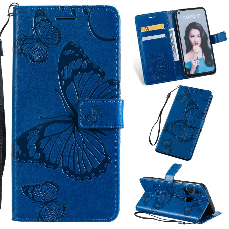 Pressed Printing Butterfly Pattern Horizontal Flip PU Leather Case with Holder & Card Slots & Wallet & Lanyard, Series 1 My Store