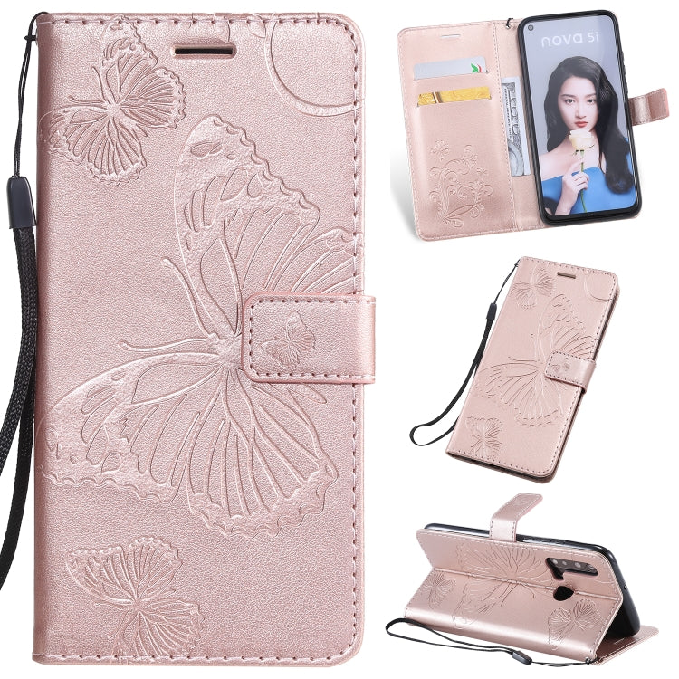 Pressed Printing Butterfly Pattern Horizontal Flip PU Leather Case with Holder & Card Slots & Wallet & Lanyard, Series 1 My Store