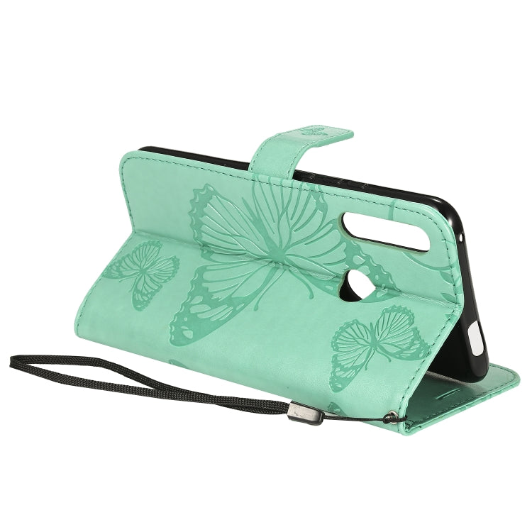 Pressed Printing Butterfly Pattern Horizontal Flip PU Leather Case with Holder & Card Slots & Wallet & Lanyard, Series 3