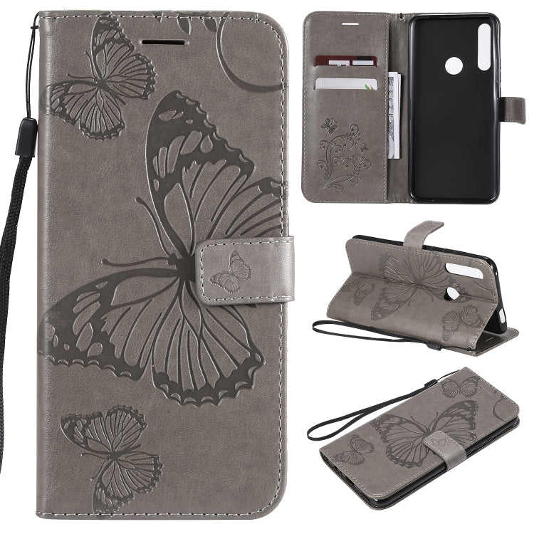 Pressed Printing Butterfly Pattern Horizontal Flip PU Leather Case with Holder & Card Slots & Wallet & Lanyard, Series 3