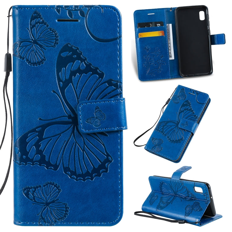 Pressed Printing Butterfly Pattern Horizontal Flip PU Leather Case with Holder & Card Slots & Wallet & Lanyard, Series 2 My Store