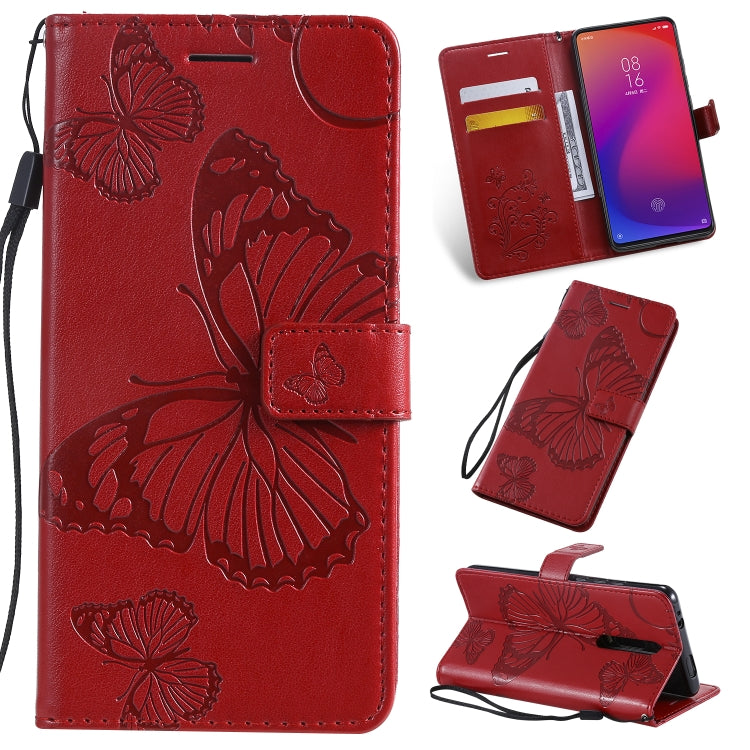 Pressed Printing Butterfly Pattern Horizontal Flip PU Leather Case with Holder & Card Slots & Wallet & Lanyard, Series 4 My Store