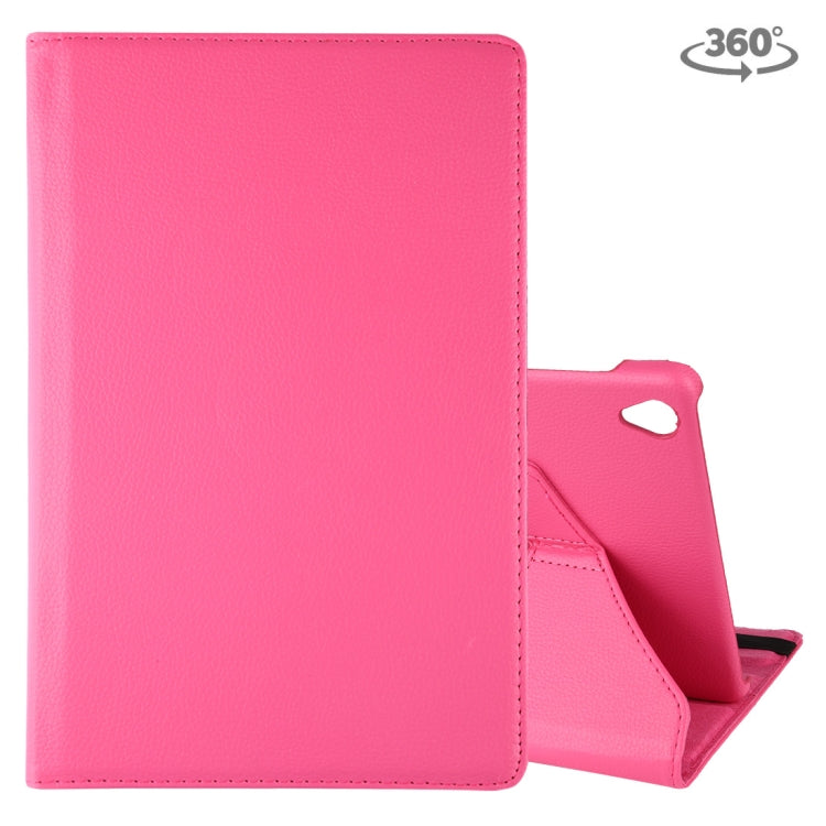 Litchi Texture Horizontal Flip 360 Degrees Rotation Leather Case with Holder for Huawei MediaPad M6 10.8