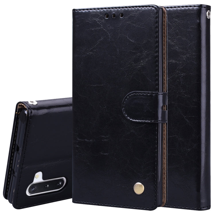 Business Style Oil Wax Texture Horizontal Flip Leather Case with Holder & Card Slots & Wallet My Store