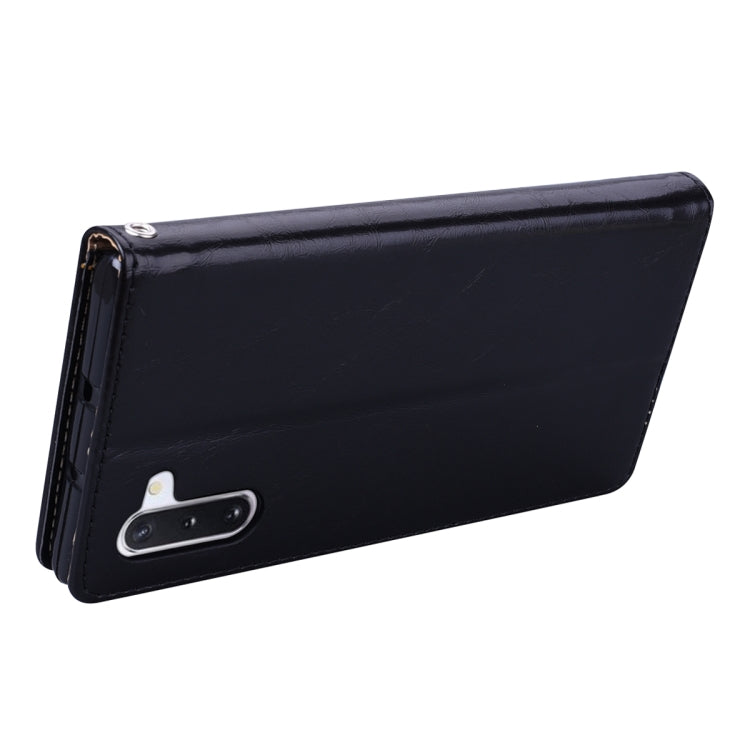 Business Style Oil Wax Texture Horizontal Flip Leather Case with Holder & Card Slots & Wallet My Store