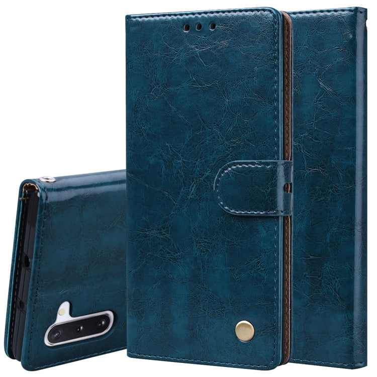 Business Style Oil Wax Texture Horizontal Flip Leather Case with Holder & Card Slots & Wallet My Store