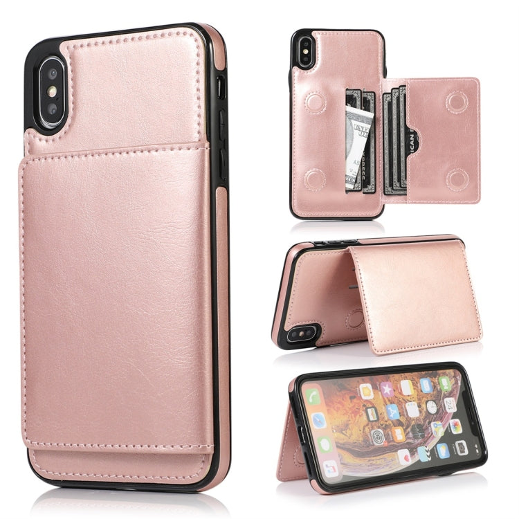 Shockproof PU + TPU Protective Case with Card Slots & Holder My Store