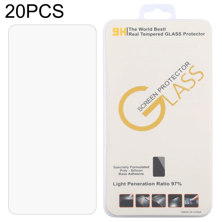 20 PCS 0.26mm 9H 2.5D Tempered Glass Film-Reluova