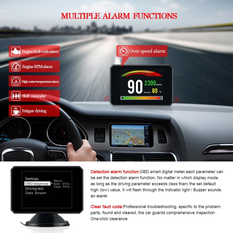 P16 Car HUD Head-up Display OBD2 Fault Code Elimination ÎҵÄÉ̵ê