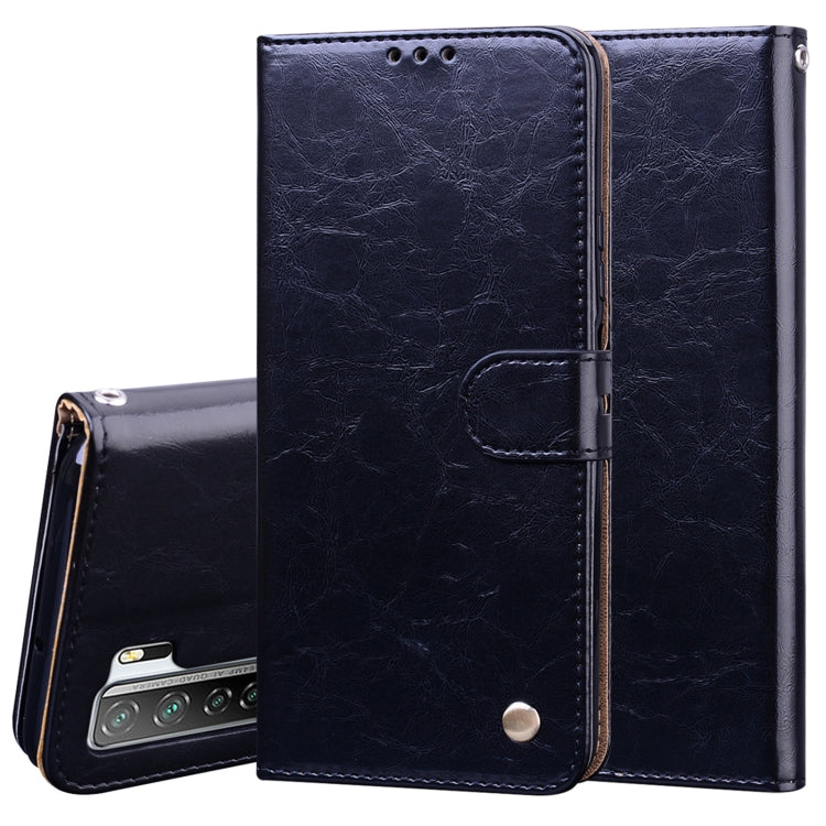 Business Style Oil Wax Texture Horizontal Flip Leather Case with Holder & Card Slots & Wallet, Series 2