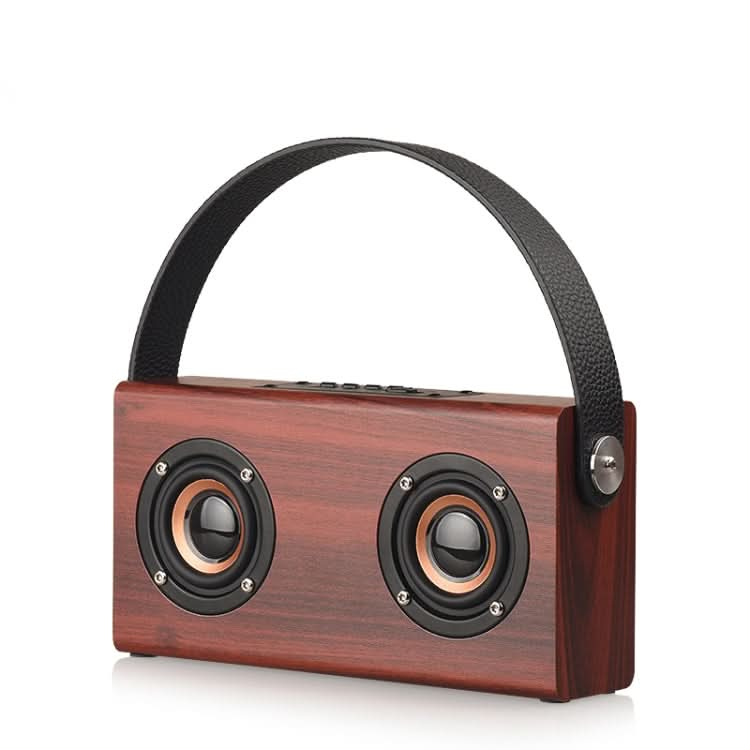 D10 Bluetooth 4.2 Portable Wooden Handheld Bluetooth Speaker