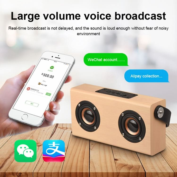 D10 Bluetooth 4.2 Portable Wooden Handheld Bluetooth Speaker